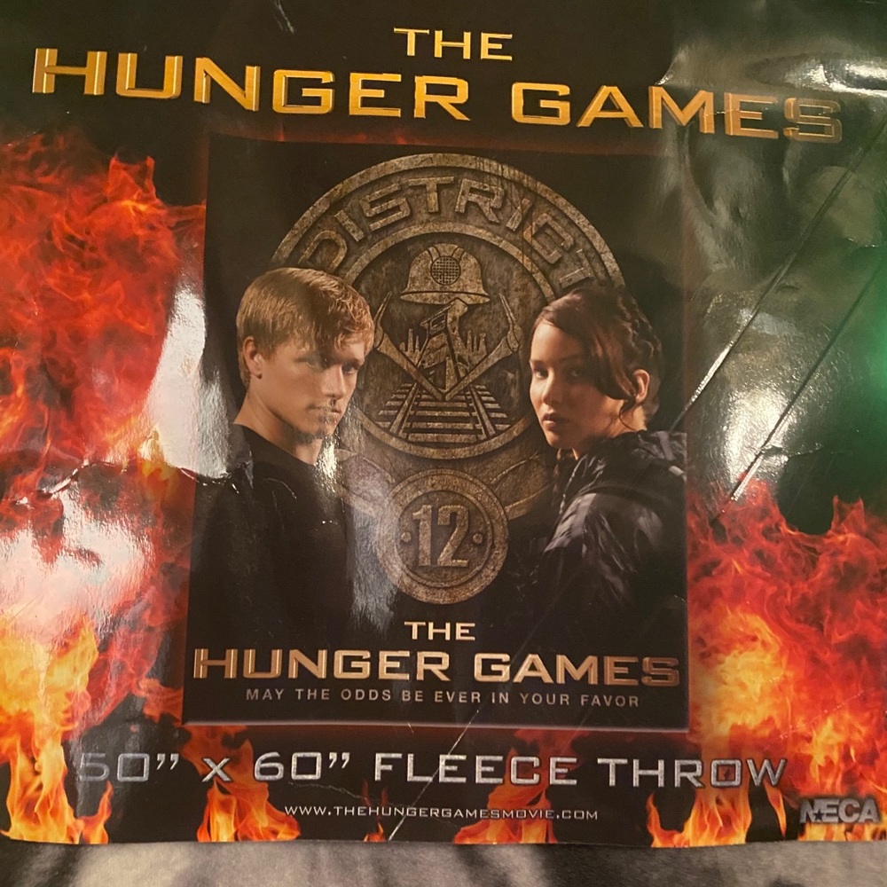 NEW Hunger Game Fleece Blanket